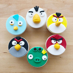 Angry Bird Party Cupcakes