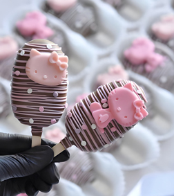 Cute Hello Kitty Cakesicles