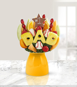 Dad's the Baseball Star Fruit Bouquet