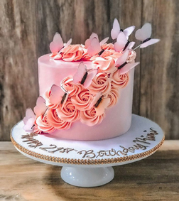 Dancing Butterflies Cake