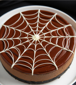 Dark Silk Web Cake