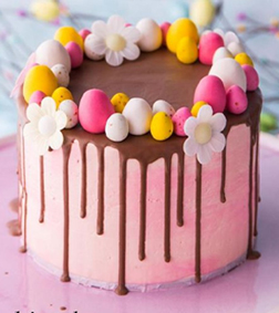 Delectable Easter Drip cake
