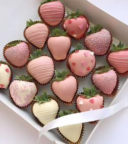 Delightfully Pink Strawberries