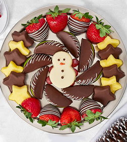 Dipped Fruit Christmas Platter, Christmas Gifts