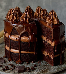 Dive in Chocolate Cake