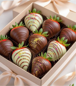 Divine Dipped Strawberries