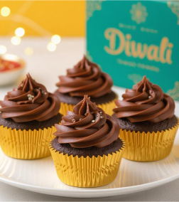 Diwali Luxe Cupcakes