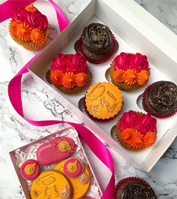 Diwali Splendor Cupcakes