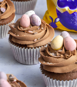 Egg Hideaway Cupcakes