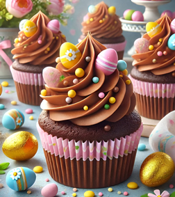 Eggstravaganza Swirls Cupcakes