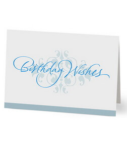 Elegant Birthday Wishes Card