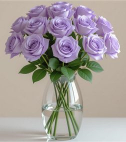 Elegant Lilac Roses