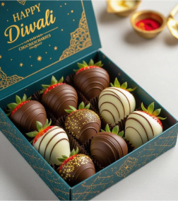 Emerald Spark Dipped Strawberries