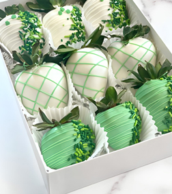 Emerald Dipped Strawberries