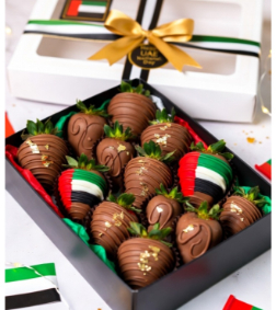 Emirates Pride Dipped Strawberries