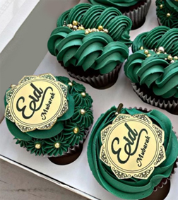 Emerald Wishes Eid Cupcakes, Eid Gifts