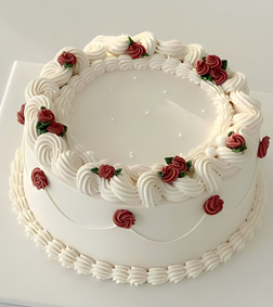 Ethereal Rose Cake