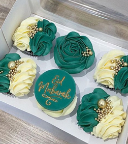 Exquisitely Festive Eid Cupcakes