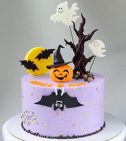 Fang-tastic Halloween Cake