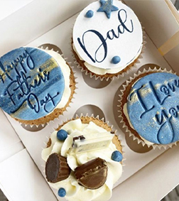 Father's Day Ombre 12 Cupcakes