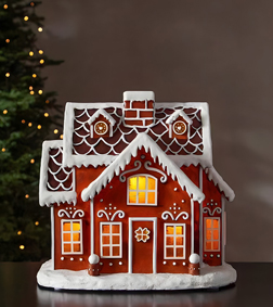 Festive Gingerbread Mansion