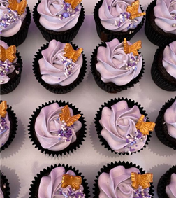 Fluttering Beauty Cupcakes