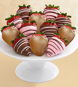 Gourmet Dipped Strawberry Medley - Dozen