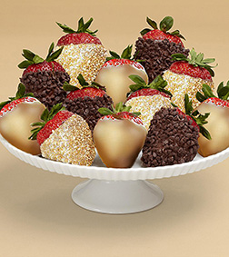 The Gold Standard - Dozen Dipped Strawberries, Boxes of Chocolate Covered Fruit