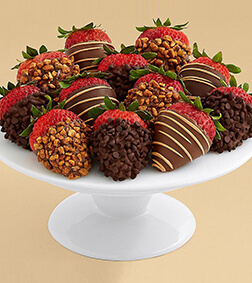 Devil's Kiss - Dozen Dipped Strawberries, Boxes of Chocolate Covered Fruit