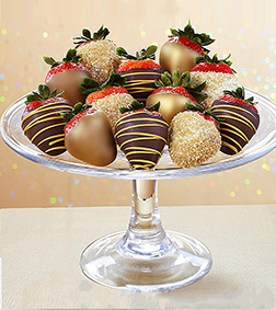 All That Sparkles - Dozen Dipped Strawberries, Gift Baskets