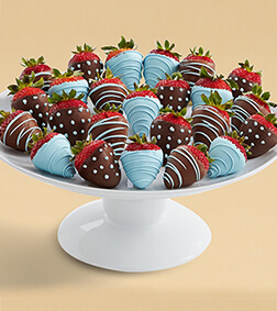 True Blue - Two Dozen Dipped Strawberries