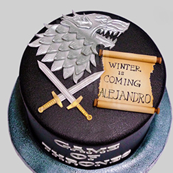 House Stark Message Cake