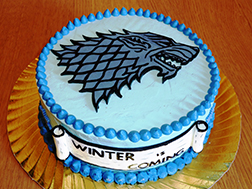 Stark Direwolf Cake