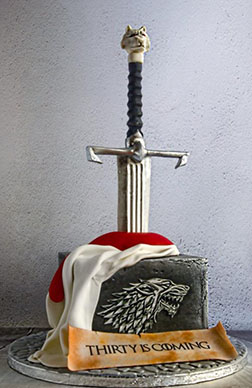Great sword of House Stark Cake