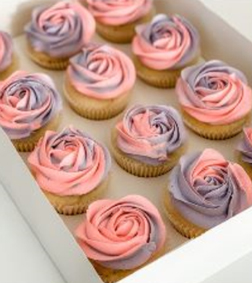 Gentle Swirls Cupcakes
