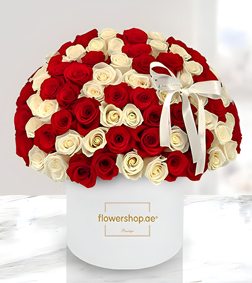 Gentle Caress Rose Hatbox