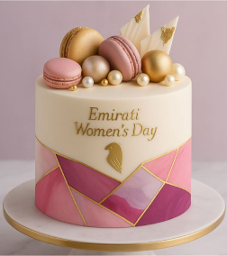 Geometric Beauty Cake