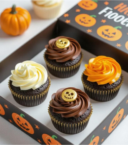 Gilded Shadows Cupcakes