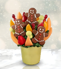 Gingerbread Man Fruit Bouquet