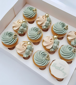 Glamorous Swirls Cupcakes