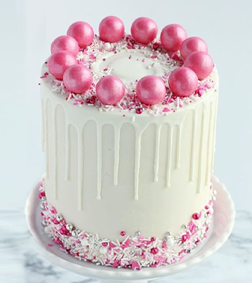 Glamorously Sprinkled Cake