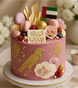 Golden Falcon Elegance Cake