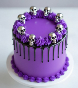 Gothic Glimmer Cake