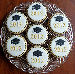 Hats Off Graduation Cookies