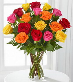 Gratitude's Glow Mixed Rose Bouquet