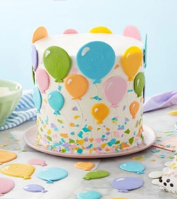 Funfetti Balloon Cake