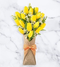 Happy Yellow Tulips, Tulips