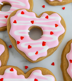 Heart Donut Cookies