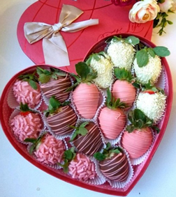 Heart-melting Dipped Strawberries