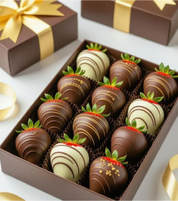 Heavenly Dipped Strawberries